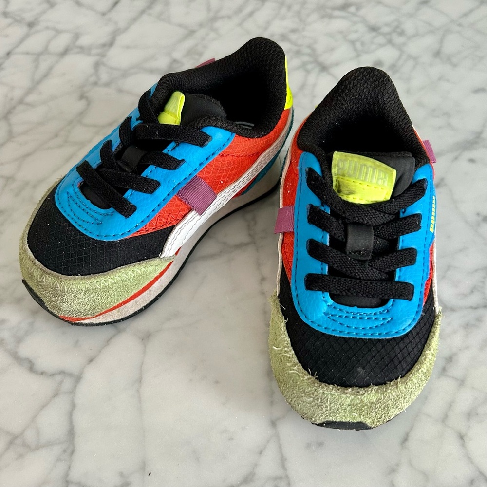 PUMA Unisex-Child Future Rider Sneaker, Toddler Size 5